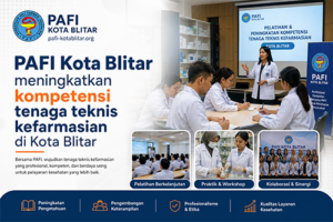 PAFI Kota Blitar - Persatuan Ahli Farmasi Indonesia Kota Blitar PAFI Kota Blitar meningkatkan kompetensi tenaga teknis kefarmasian di Kota Blitar